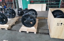 內蒙古礦用湘潭電機車配件發(fā)往歐洲